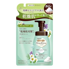 CareCera Foam Body Wash, Botanical Flower Scent, Refill, 13.8 fl oz (385 ml) x 2 Pieces