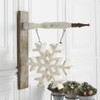 14 Inch Glittered Resin Snowman w/4 Cardinals Arrow Replacement
