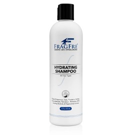 Hydrating Sensitive Shampoo 12 oz - Sulfate Free Shampoo Fragrance Free - Parabens Free Hypoallergenic Mild Hair Cleanser - Gluten Free Vegan Cruelty Free - with soft Natural Cucumber Aroma