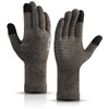 Pure Wool Winter Thermal Gloves Men Women Extra Warm Knit