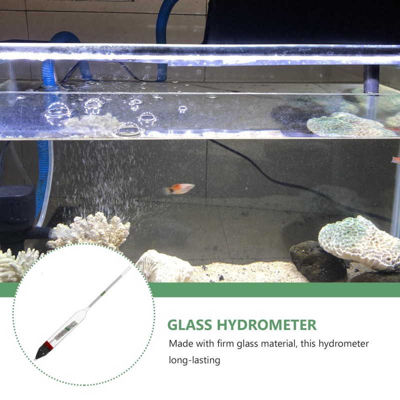 iplusmile Salt Tester High Accuracy Hydrometer Salinometer Meter for Aquarium