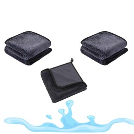 Shower Cleaning Cloths for Car Detailing, (3 PCS, 40 * 60cm) Absorbent Microfiber Cleaning Cloth No Watermark Suitable for Car, Home, Kitchen.
