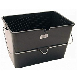 10 litre Black Plastic Scuttle (upto 9" rollers)