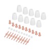 40pcs Plasma Cutting Torch Consumables Kit Plasma Cutting Torch Parts