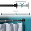 Shower Curtain Rod 28-94 Inch，Adjustable Heavy Duty Shower Rods for