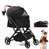 Pet Stroller for Small Medium Dogs Cats Up to 45