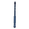 10Pcs Cross Spearhead Drill Bit Carbide Bits with 1/4in Hex