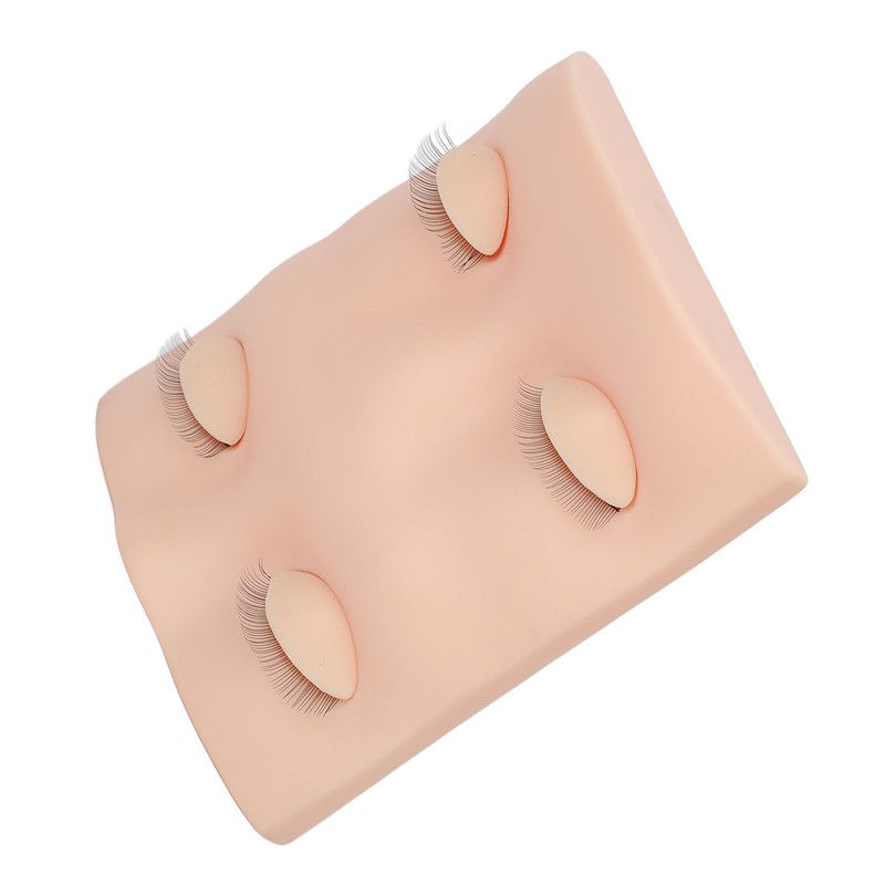 Lash Mannequin Head with with 3 Pairs Replacement Eyelids Realistic
