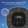 Clorox Medium Room Air Purifier True HEPA Replacement Filter, 1,000