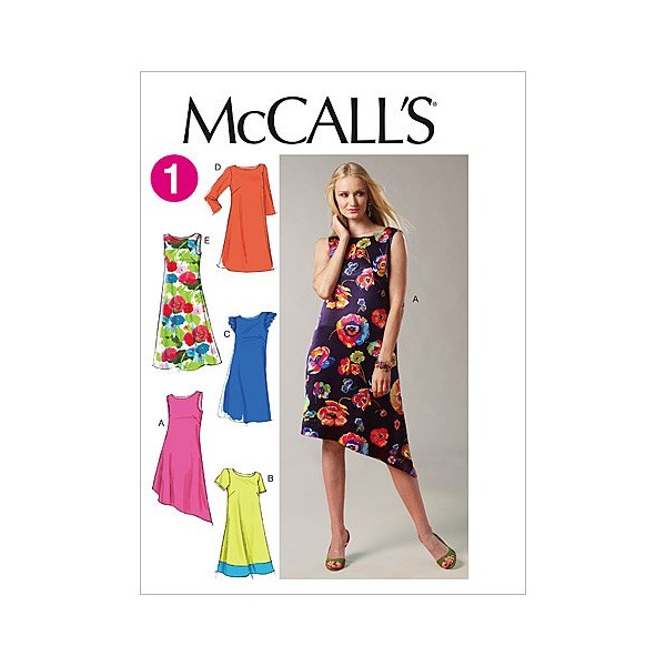 McCall's Patterns M6465 Misses' Dresses, Size F5 (16-18-20-22-24)