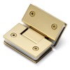 Heavy Duty Shower Glass Door Hinge,Solid One-Piece Precision Cast with