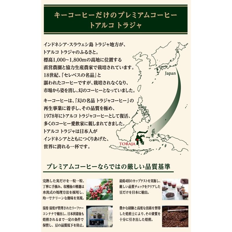 Key Coffee Drip On Toal Cotraja, 0.3 oz (8 g)