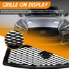 YLT AUTO Front Bumper Cover Upper Grille Replacement Shroud Front
