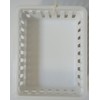Basic Square Mini Bin Storage Trays - White - 3pk