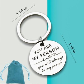 ZYSSXNDM Valentine's Day Gifts for Her Best Friends Keychain Girlfriend Wife Gifts Romantic Christmas Birthday Gifts for Women Girlfriend Wife