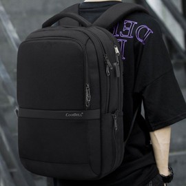 Laptop backpack, lightweight bag, ample storage accessory bag, comfortable backpack, lifestyle bag Black