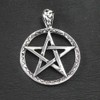Drachensilber Wicca Pendant Pentagram Jewellery 925 Silver Witch Star Pendant