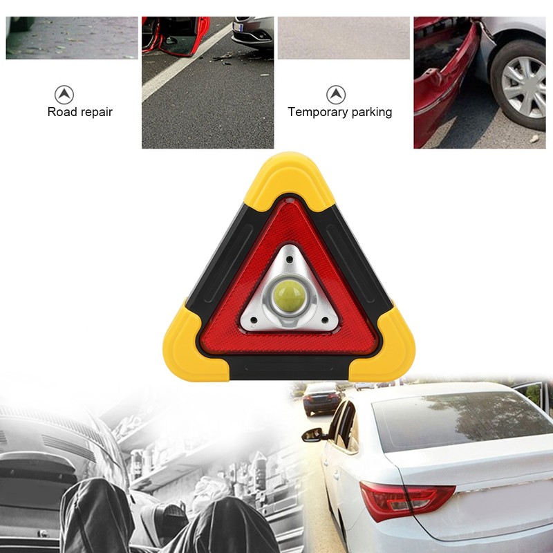Car Warning Triangle Lamp Emergency MultiFunction Work Light Safety Flashing