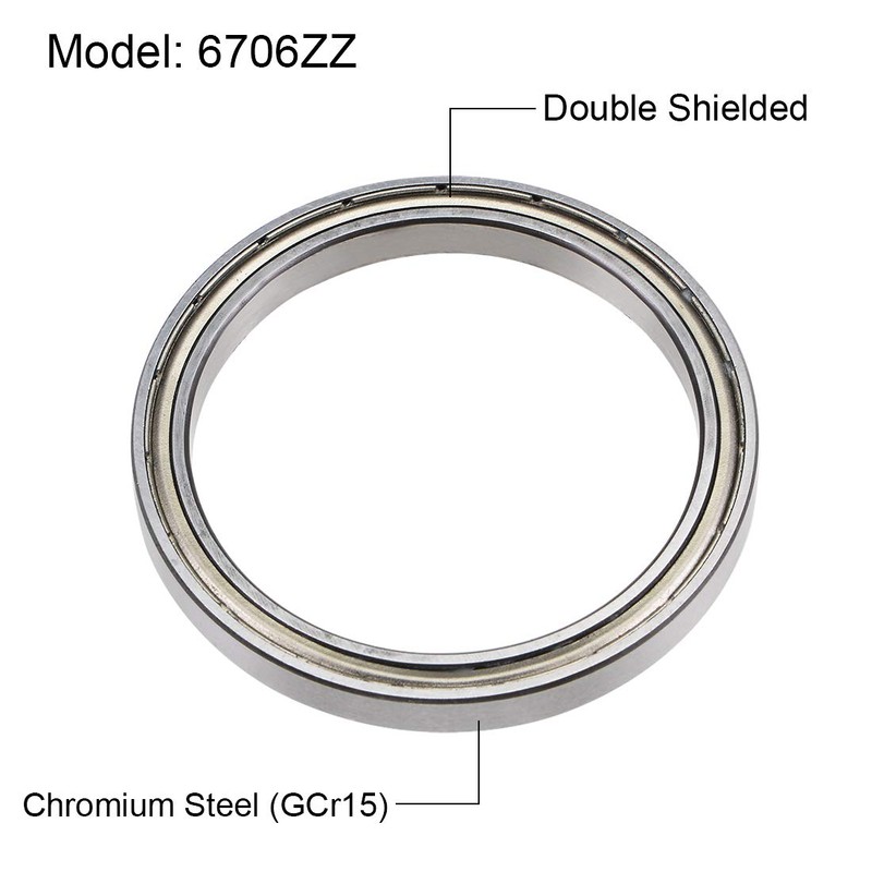 sourcing map Deep Groove Ball Bearing Z2 30 mm x