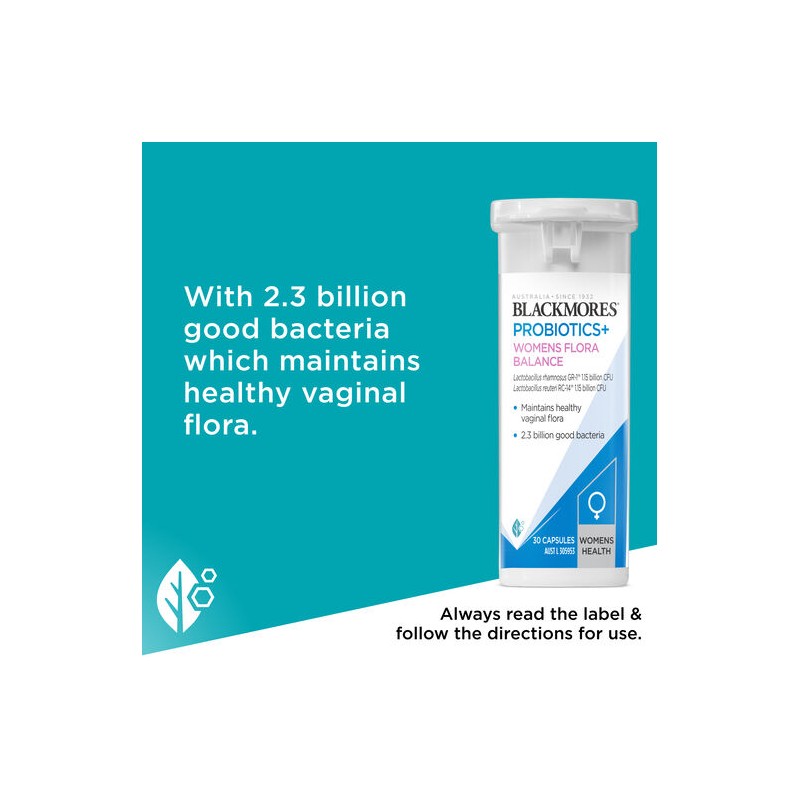 Blackmores Probiotics+ Womens Flora Balance 30 Capsules