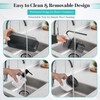 Dual Soap Dispenser Set for Kitchen Sink - 5-in-1 Organizer