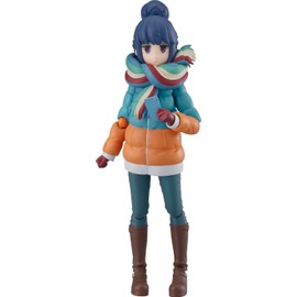 Laid-Back Camp Figma Rin Shima Figure 13 cm