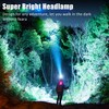 Aikertec Rechargeable Headlamp,Bright LED Head Lamp 7 Modes, Waterproof, 45°
