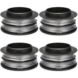 THTEN KST 130X Spool Trimmer line 17ft 0.080" Compatible with Kobalt 40-Volt String Trimmer Models 2905303,KST 130X-06, Item Number 796787,831145 4 Pack
