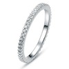 Three Man 0.55 CT Eternity Ring Wedding Band NSCD Simulated