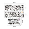 WALPLUS Butterfly Vine Wall Stickers for Kids Rooms - Nursery