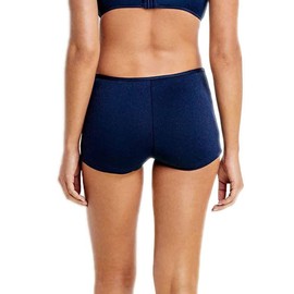 Seafolly Women's Standard Boyleg Bikini Bottom Swimsuit, Indigo, 4 US