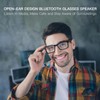 Tulbeys G10-Z Bluetooth Smart Glasses with Open-Ear Sound, Voice Assistant