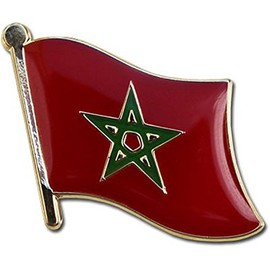 AES Morocco Country Flag Bike Motorcycle Hat Cap Lapel Pin
