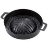 CAPTAIN STAG UG-3091 Aluminum Die-Cast Genghis Khan Pan, Non-Stick, 7.9