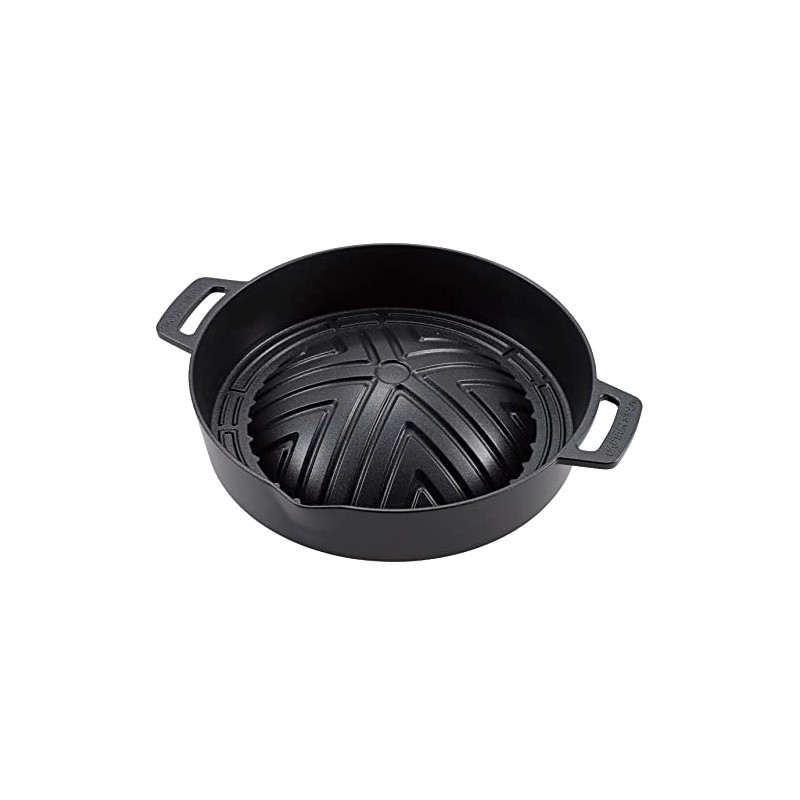 CAPTAIN STAG UG-3091 Aluminum Die-Cast Genghis Khan Pan, Non-Stick, 7.9