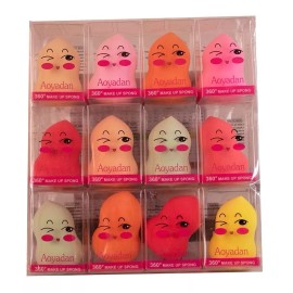 Haoqui Aoyadan Esponjas Faciales Caja Con 12 Piezas