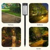 Solar Pathway Lights Waterproof Solar Outdoor Lights with LED Tungsten