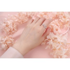 Sterling Silver Engraved Always Sister Forever Friend Heart Infinity Ring for Sister Gift Size 7