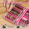 Geinxurn 48Pieces Impact Screwdriver Bits Set, Magnetic S2 Steel Phillips/Slotted/Square/Torx