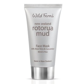 Wild Ferns Rotorua Mud Mask with Aloe Vera and Cucumber 80ml