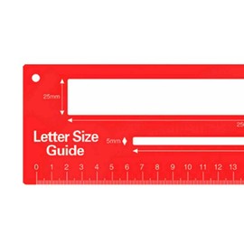 Royal Mail Size Guide, Large and Small Latter Template, Mail PPI Letter Size Guide Ruler Post Office Postal Price Postage