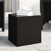 vidaXL Side Table - Durable and Convenient 15.7"x14.6"x15.9" Black Poly