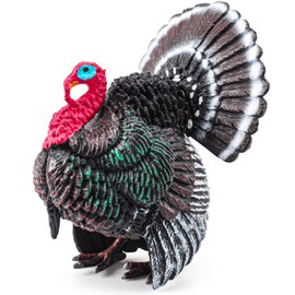 LC JoyCre Animals Turkey Toys Turkey Figurine Farm Animal Figurines for Toddlers Preschool Animals Figures Eduactional Model Toy for Kids Party Decoration