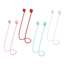 LABRIMP 4Pcs Earphone Strap Magnetic Lost Rope Protector for Lightweight and Portable Neck Cord for Sports and Travel