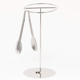 Endoshoji BTV34 Commercial Round Tongue Stand, 18-8 Stainless Steel, Made in Japan