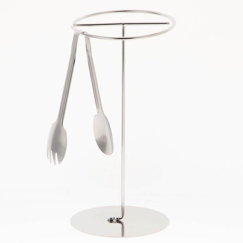 Endoshoji BTV34 Commercial Round Tongue Stand, 18-8 Stainless Steel, Made