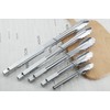HINMAY Stainless Steel Spring Locking Food Tong Set Utility Metal