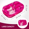 ZIPIT Wavy Pen Box, Pink Shapes, wavy