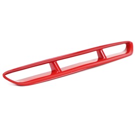 Car Hood Vents Compatible with Chevy Corvette C6 2005-2013, Hood Scoop Body Kit, Engine Hood Air Outlet Vent Moulding Cover Trim Accessories (red)