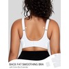 OEAK Womens Wireless Bras V Mesh Comfortable Bralette Supportive Tshirt